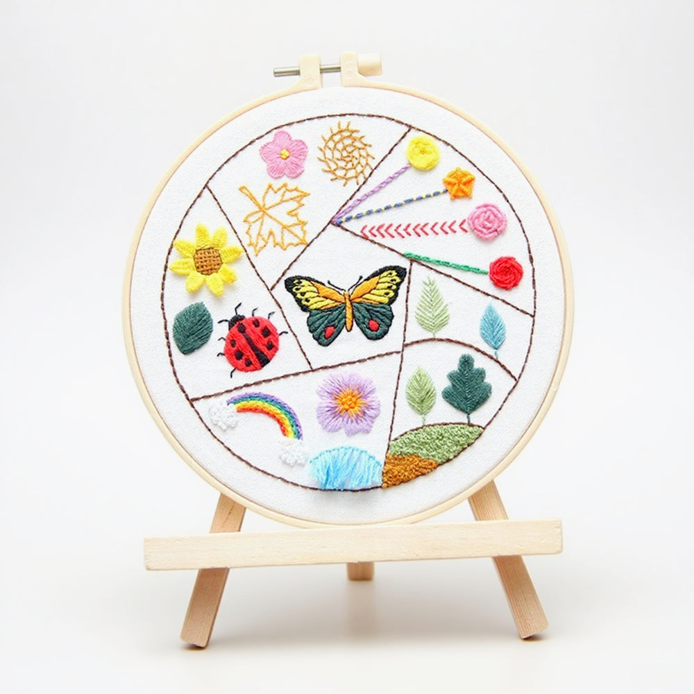 Embroidery Basic Stitch Practice Kit (3-Pack)