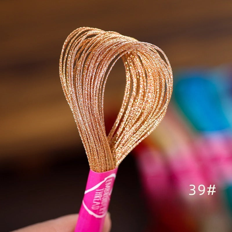Glossy Metallic Embroidery Thread