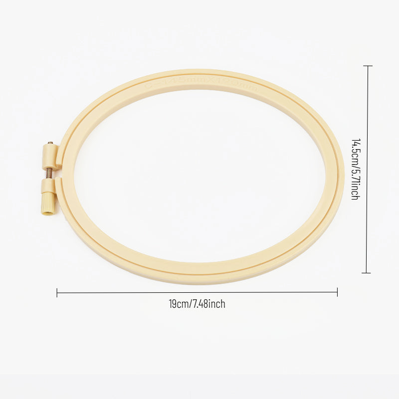 Oval Plastic Embroidery Hoop