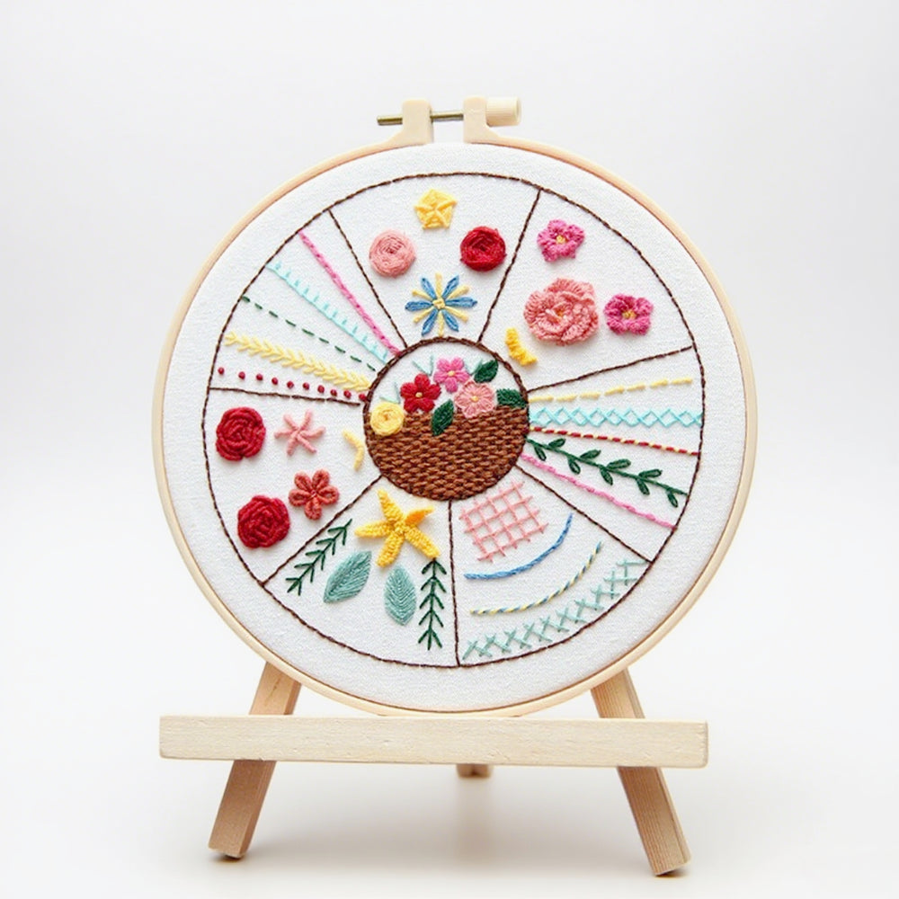 Embroidery Basic Stitch Practice Kit (3-Pack)