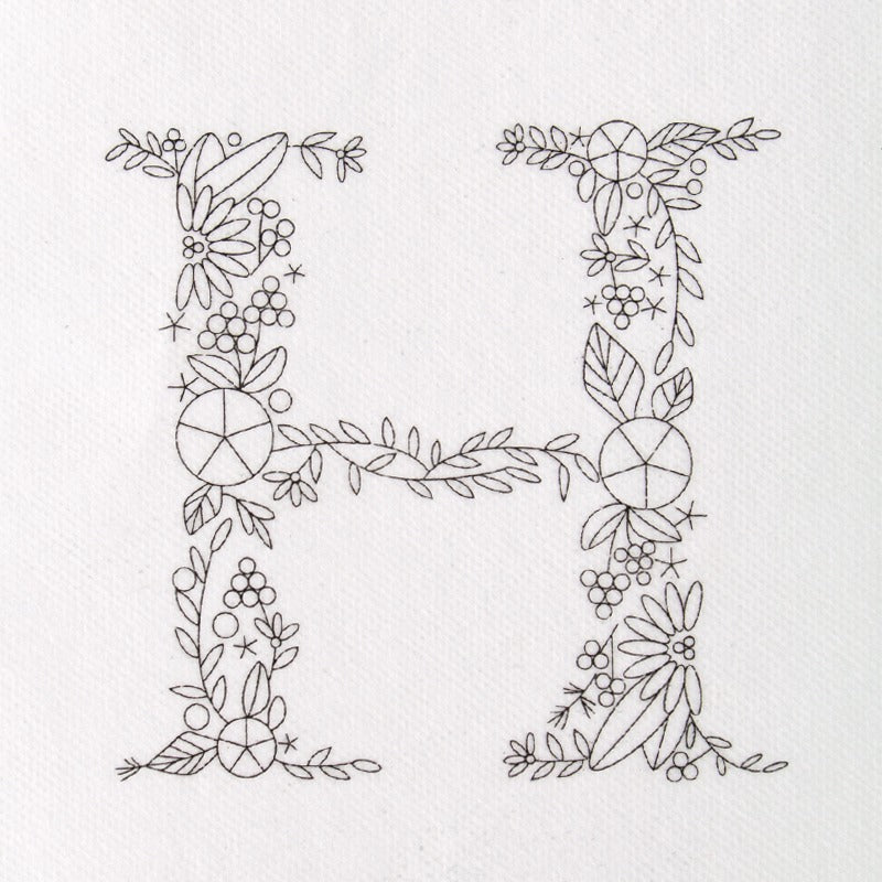 Large Alphabet Letter Stick and Stitch