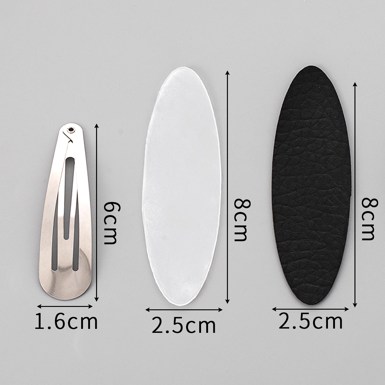 Embroidered Hair Clip DIY Kit (Pack of 10)