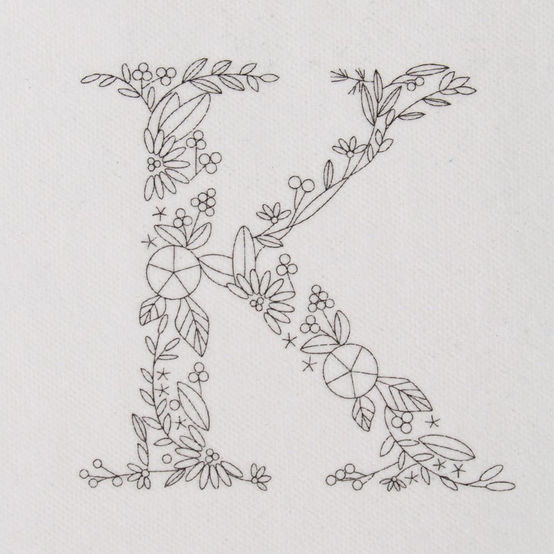 Large Alphabet Letter Stick and Stitch