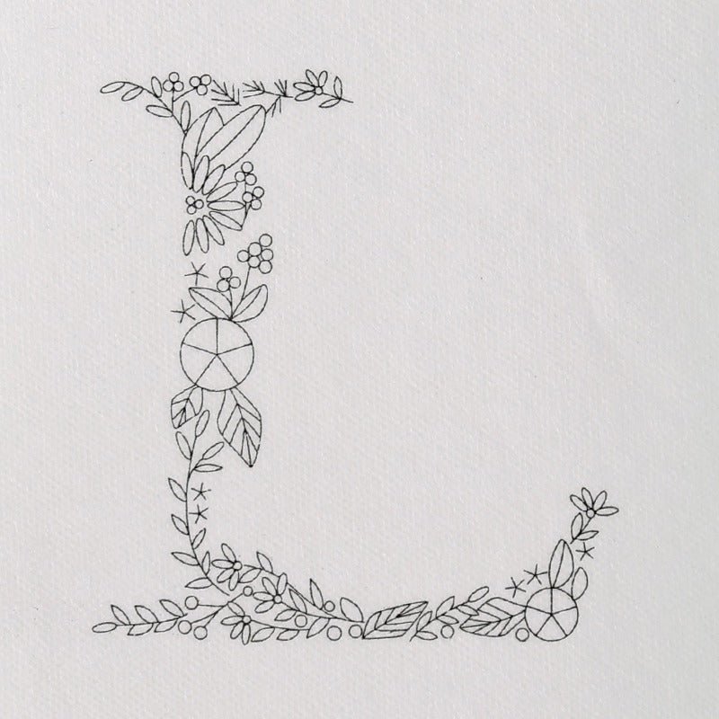 Large Alphabet Letter Stick and Stitch