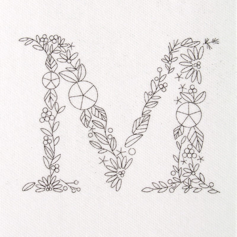 Large Alphabet Letter Stick and Stitch
