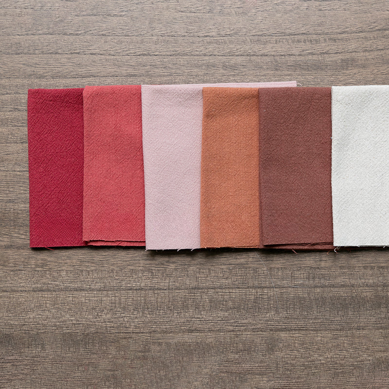 Sashiko Embroidery Fabric Squares (Pack of 6)
