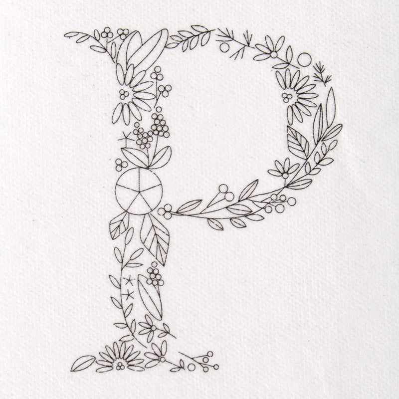 Large Alphabet Letter Stick and Stitch