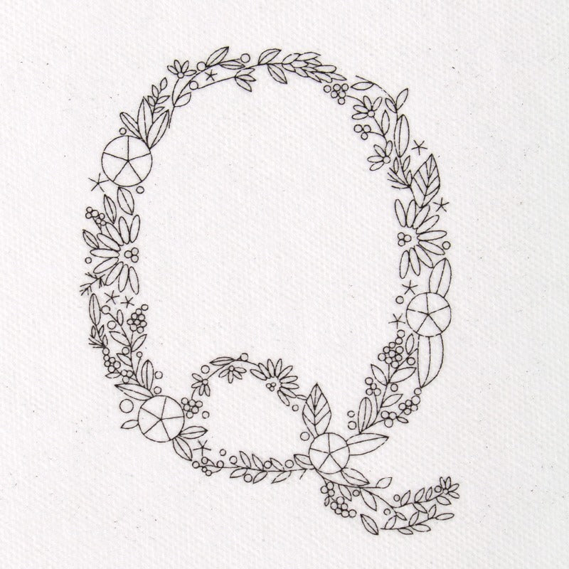 Large Alphabet Letter Stick and Stitch