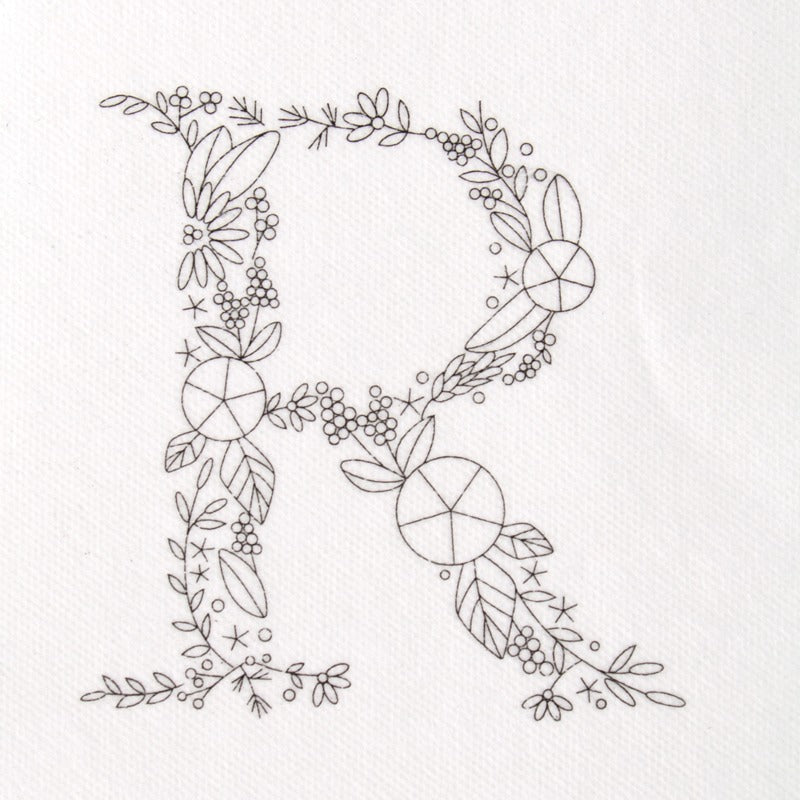 Large Alphabet Letter Stick and Stitch