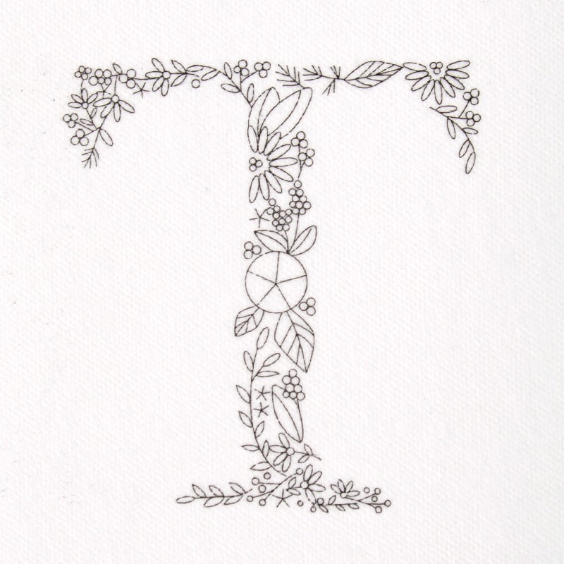Large Alphabet Letter Stick and Stitch
