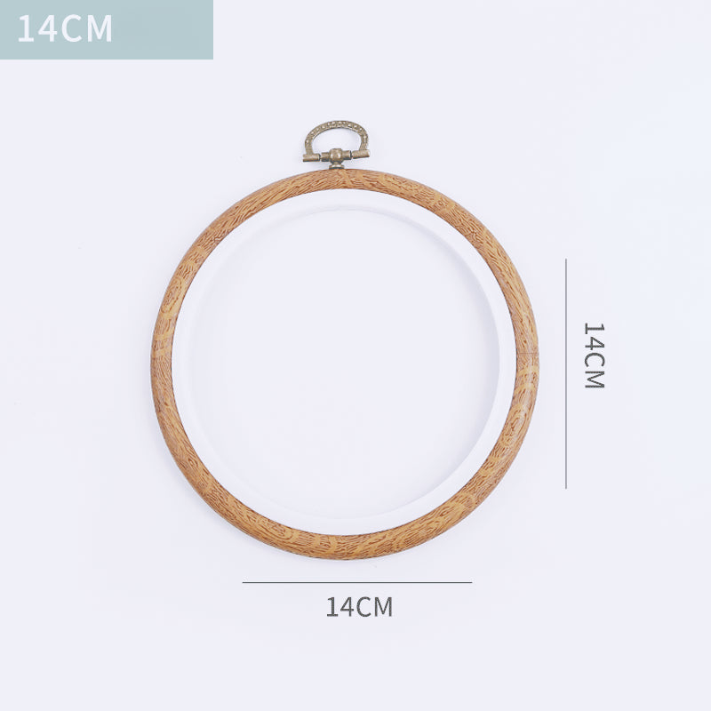Vintage Round Embroidery Display Frame