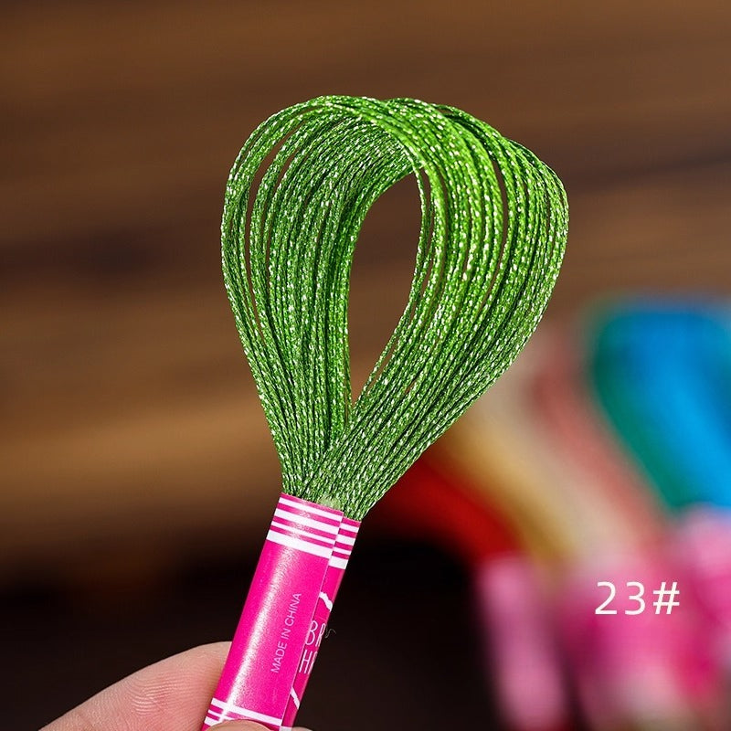 Glossy Metallic Embroidery Thread
