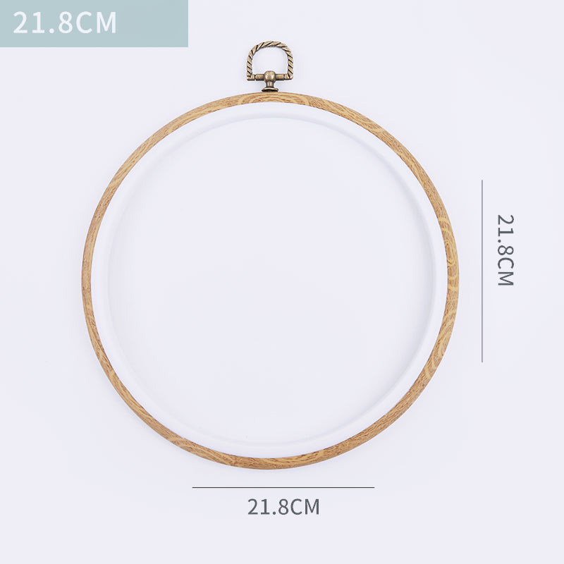 Vintage Round Embroidery Display Frame