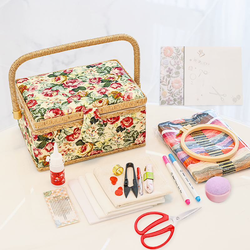 Embroidery Tools Basket for Beginners