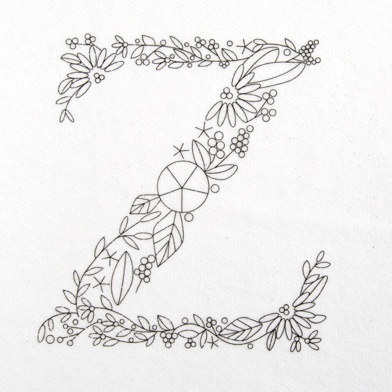 Large Alphabet Letter Stick and Stitch