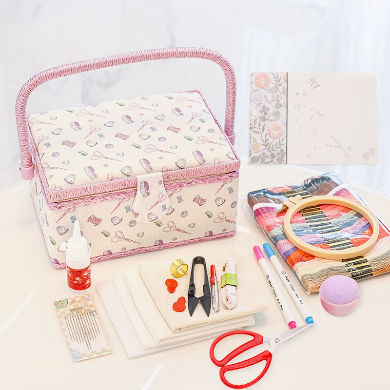 Embroidery Tools Basket for Beginners