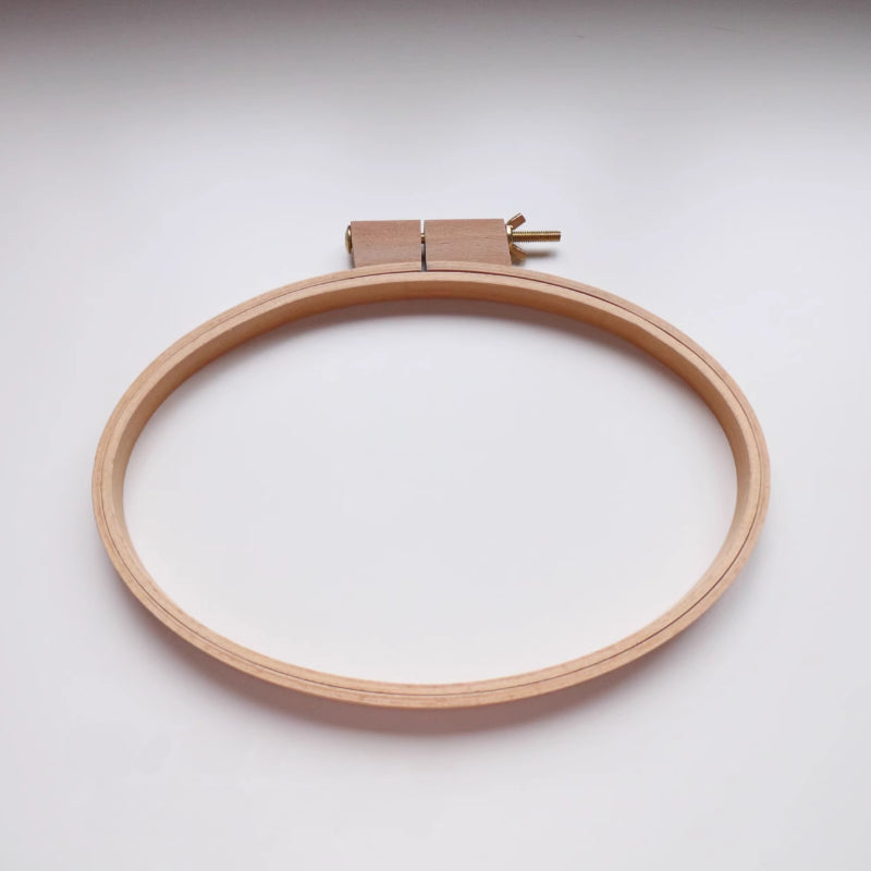 Premium Oval Wooden Embroidery Hoop
