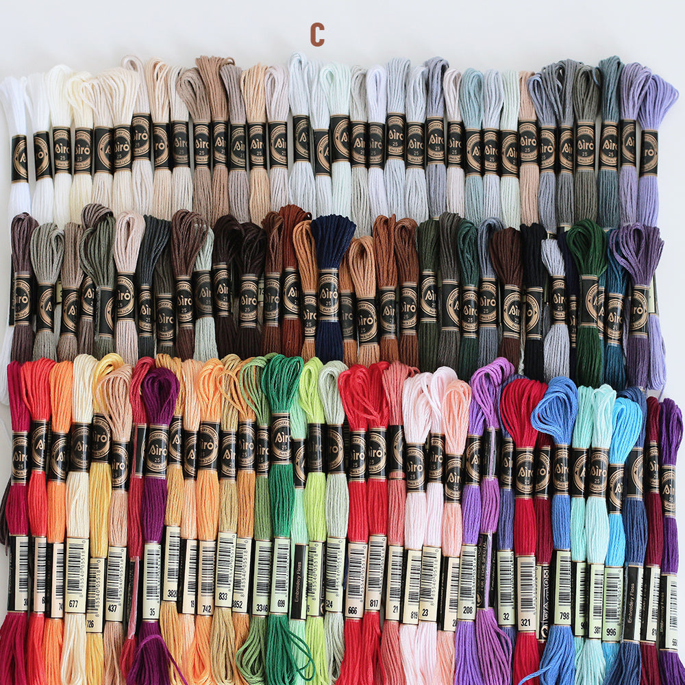 100-Color Embroidery Floss Set