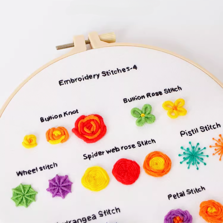 Basic Stitches Embroidery Sampler Kit (4-Pack)