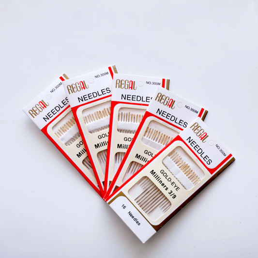 Gold Eye Embroidery Needles (16-Pack)
