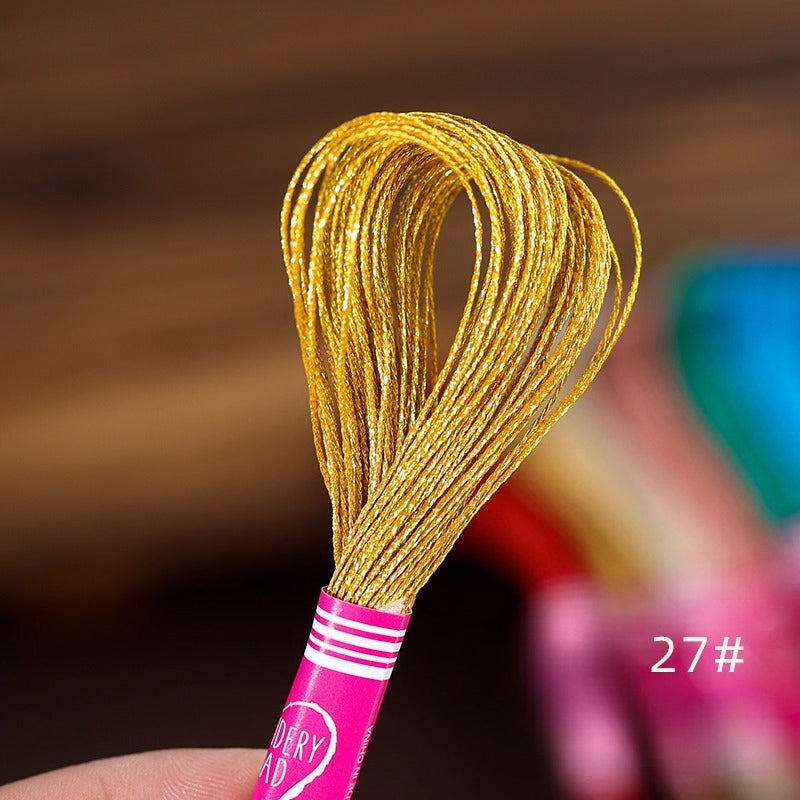 Glossy Metallic Embroidery Thread