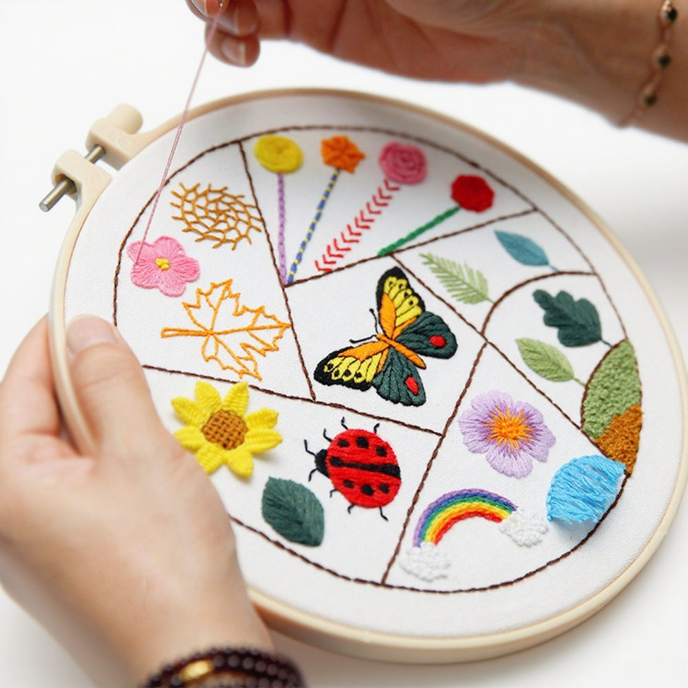 Embroidery Basic Stitch Practice Kit (3-Pack)