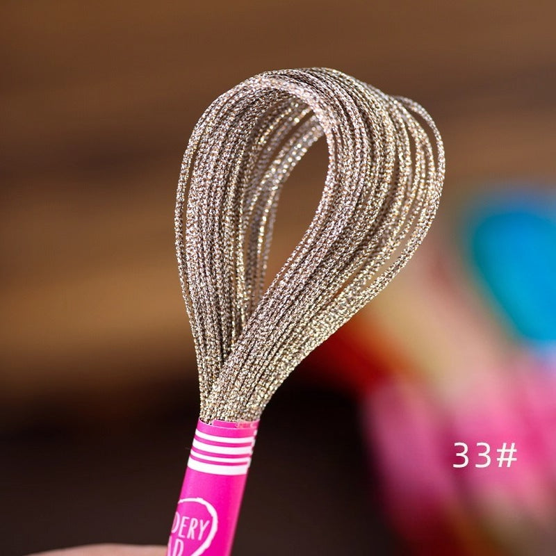 Glossy Metallic Embroidery Thread