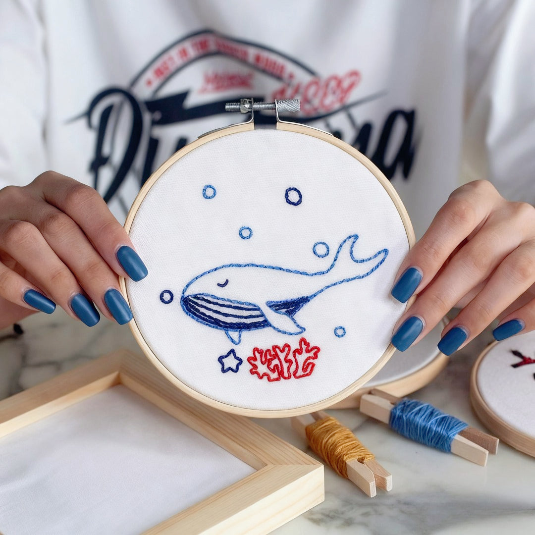 Whale Whisperer Kids Embroidery