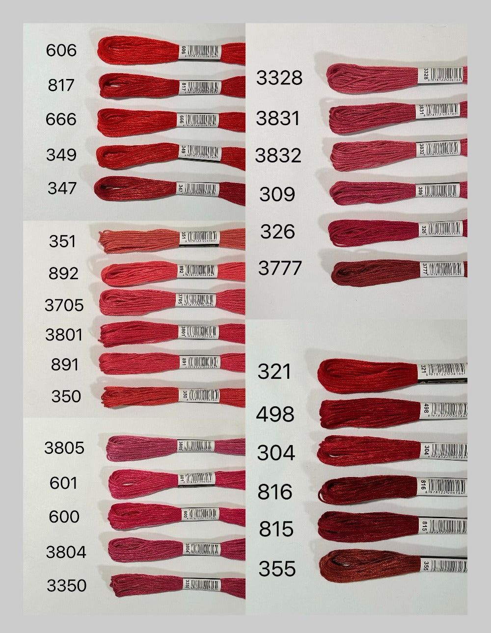 Custom Embroidery Thread Set
