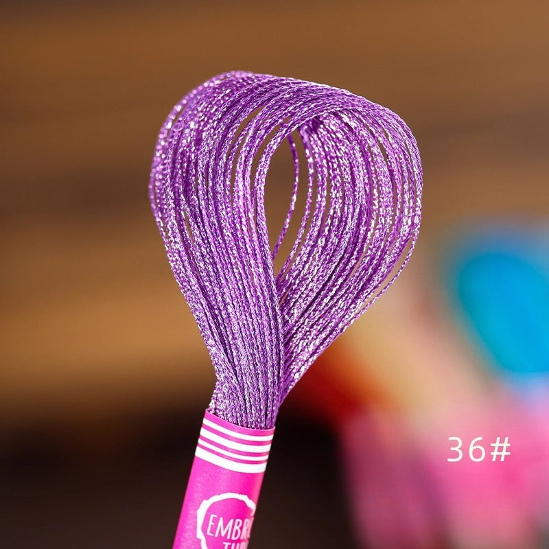 Glossy Metallic Embroidery Thread