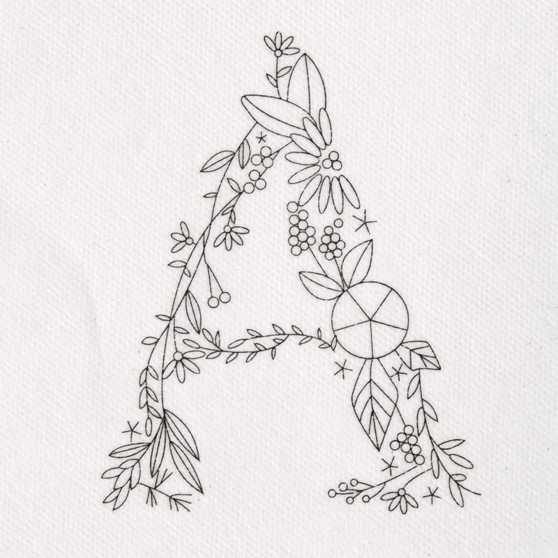 Large Alphabet Letter Stick and Stitch