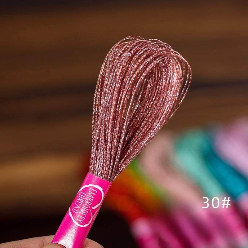Glossy Metallic Embroidery Thread