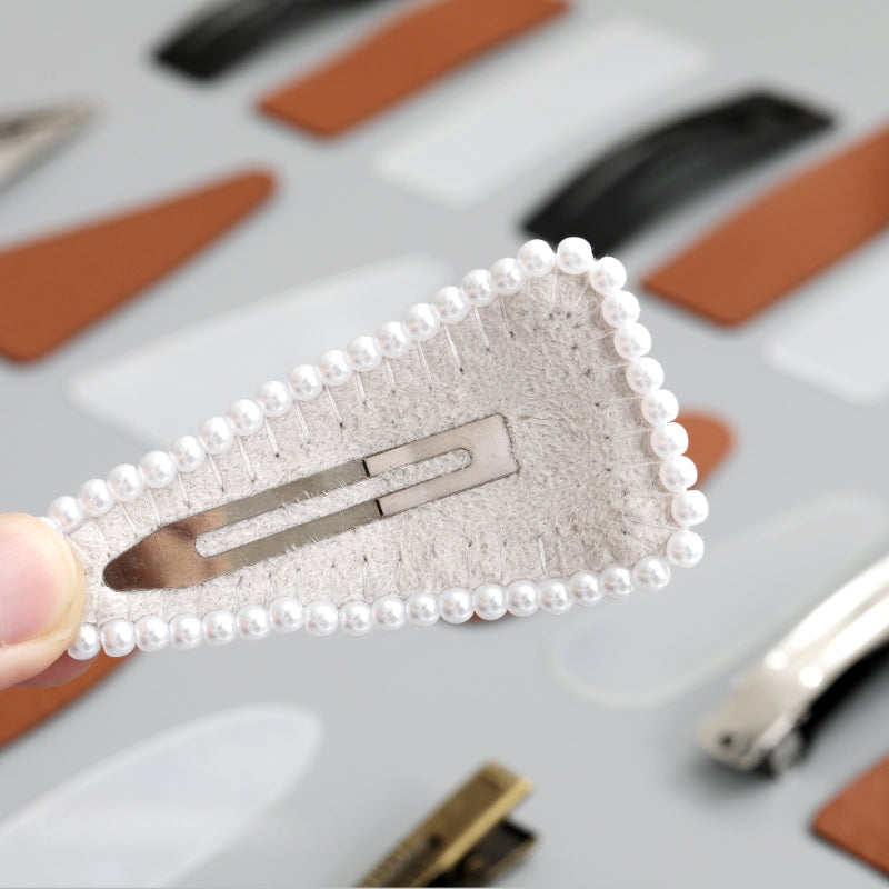 Embroidered Hair Clip DIY Kit (Pack of 10)
