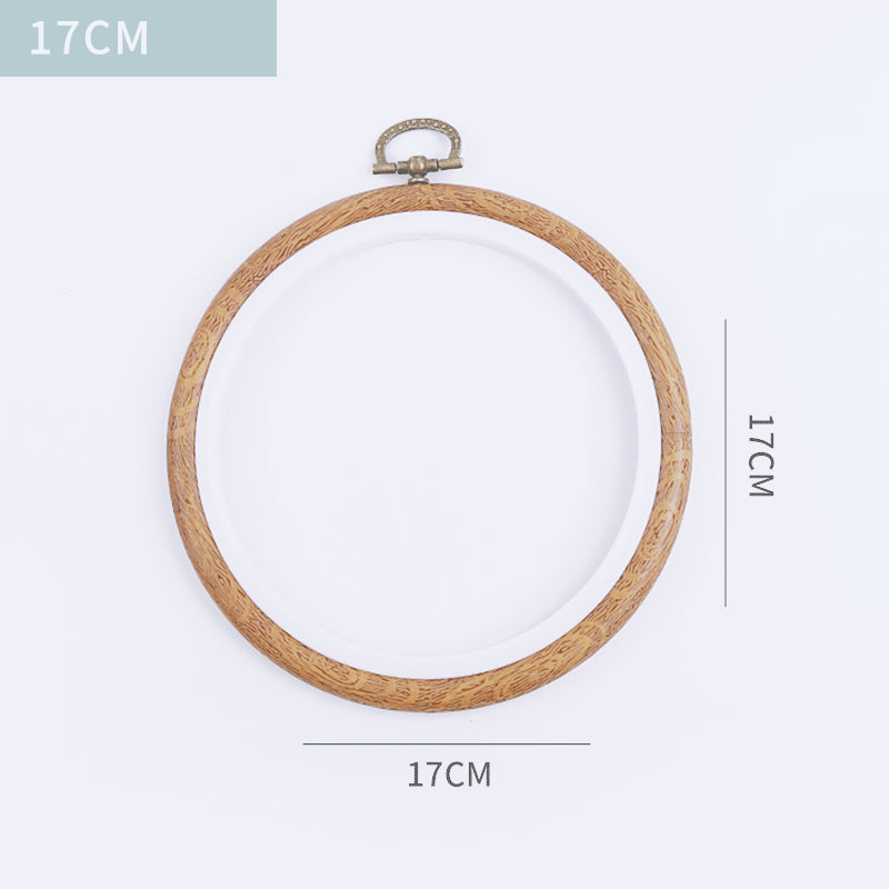 Vintage Round Embroidery Display Frame