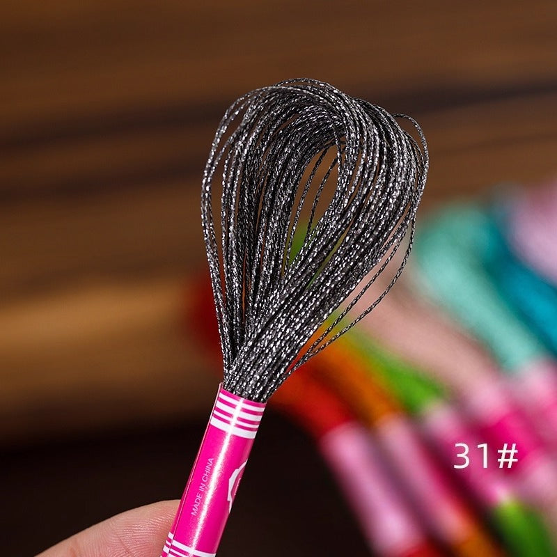 Glossy Metallic Embroidery Thread