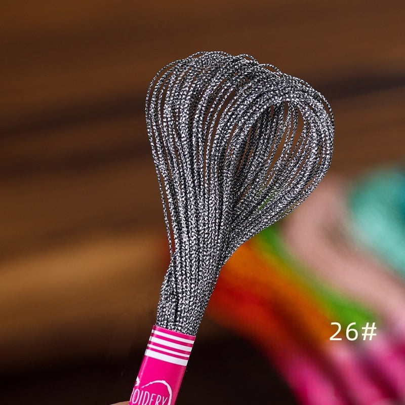 Glossy Metallic Embroidery Thread