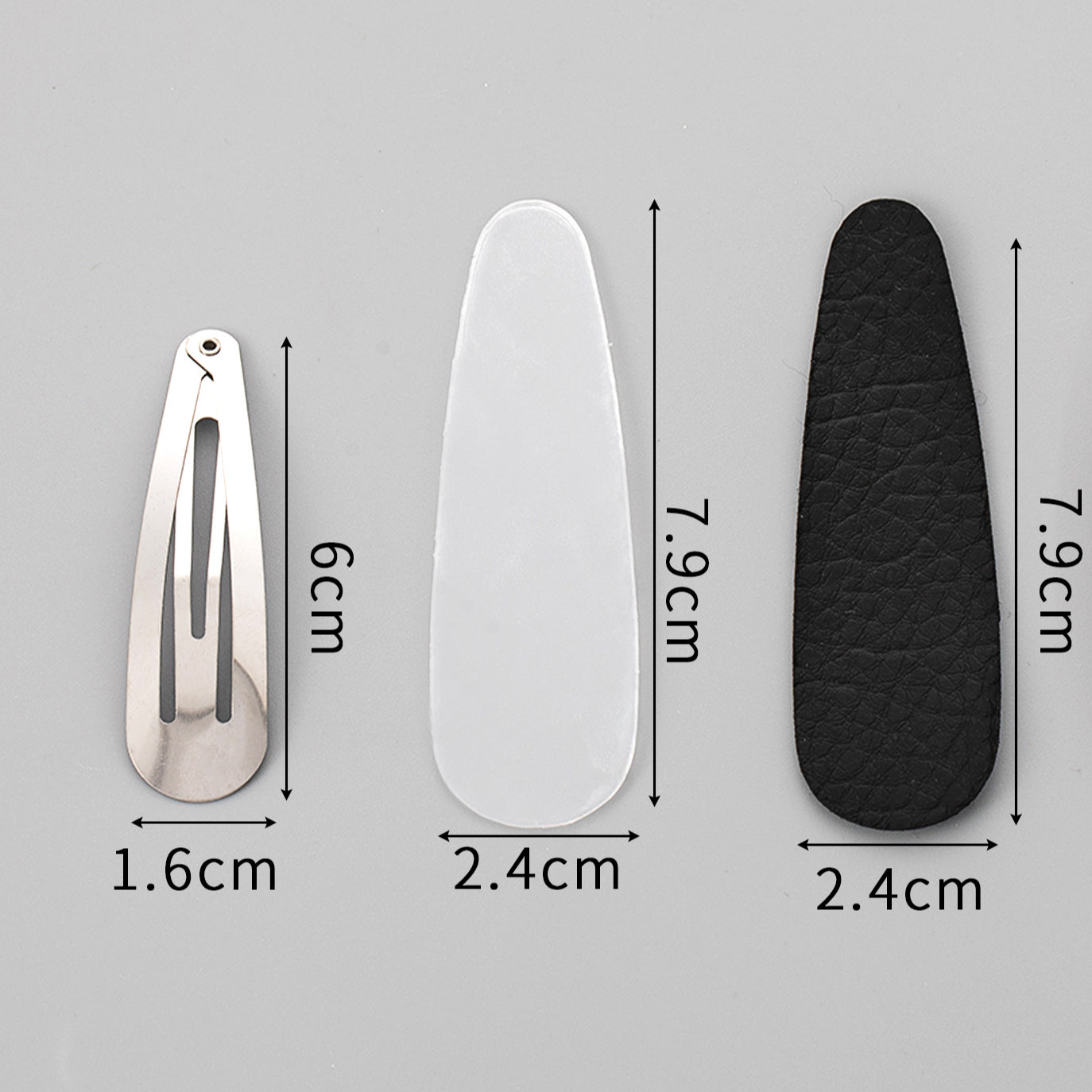 Embroidered Hair Clip DIY Kit (Pack of 10)