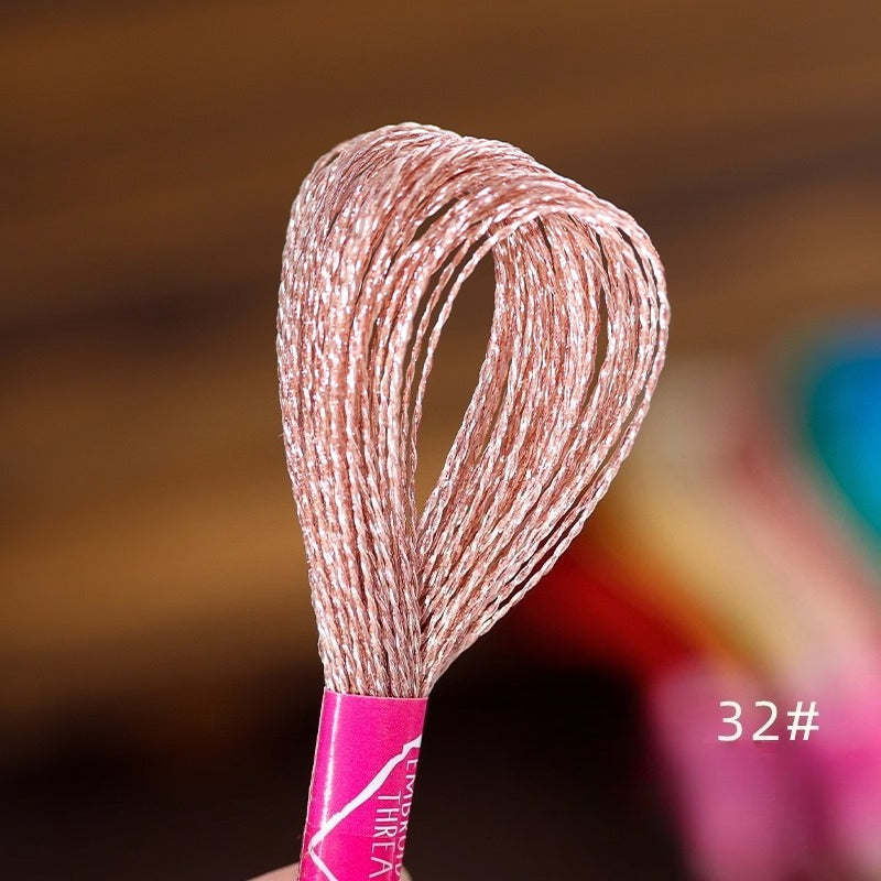 Glossy Metallic Embroidery Thread