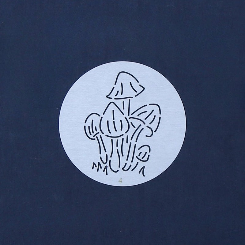 Mushroom Small Circle Sashiko Stencils