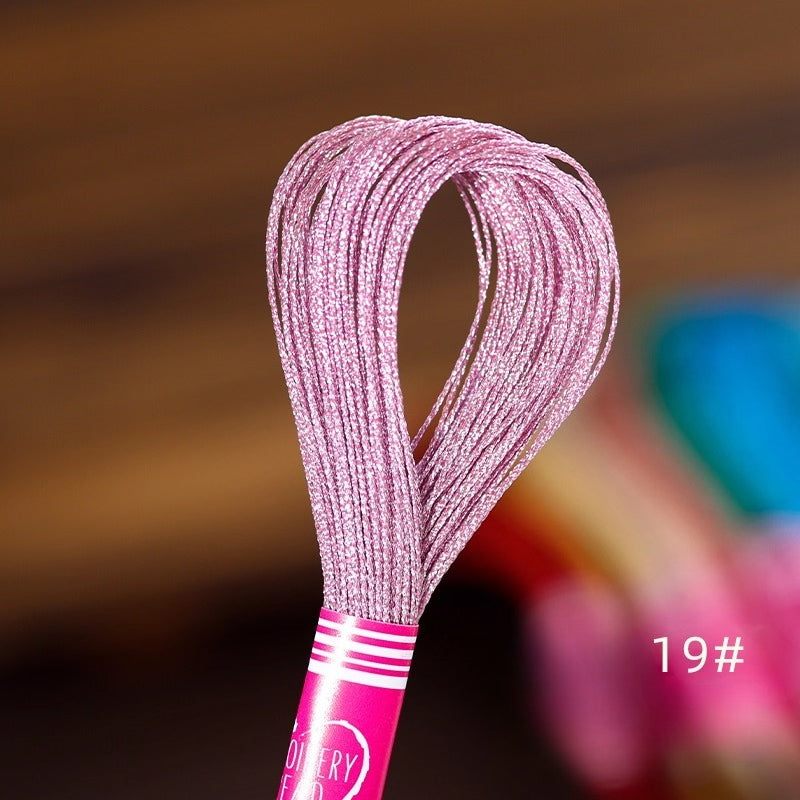 Glossy Metallic Embroidery Thread