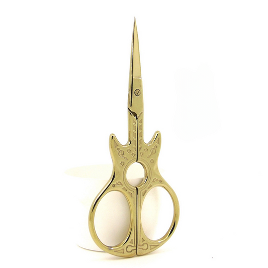 Guitar Shape Embroidery Scissors