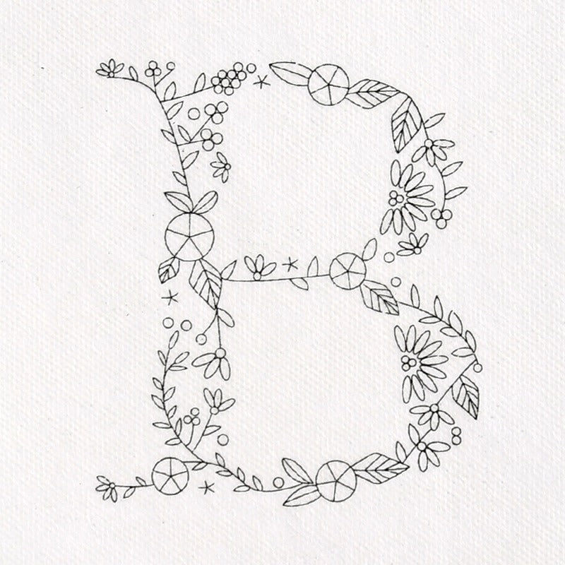 Large Alphabet Letter Stick and Stitch