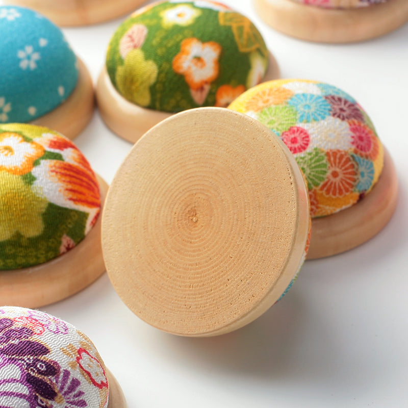 Wooden Base Needle Cushion