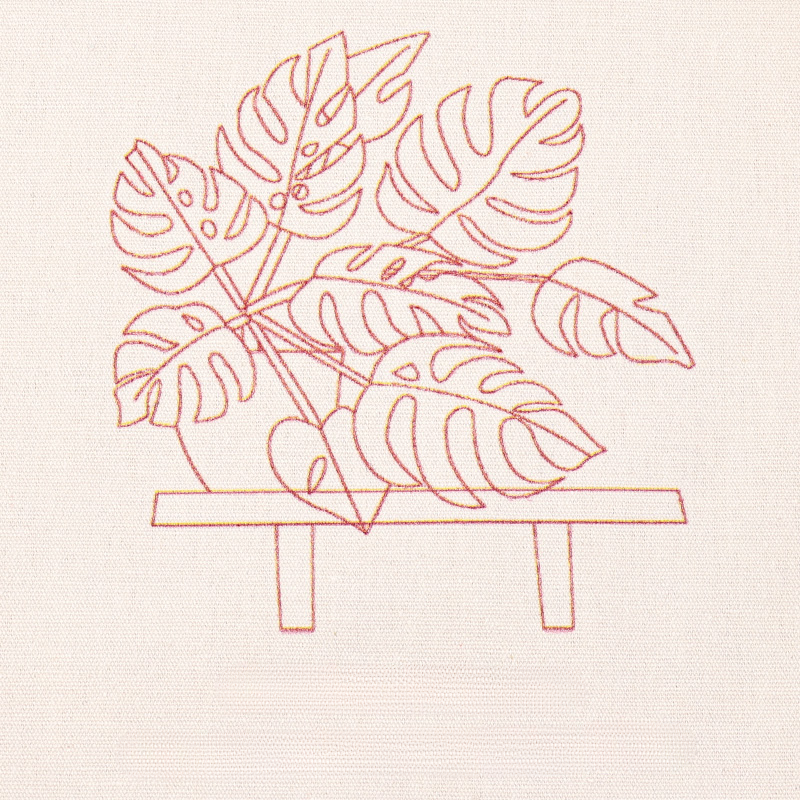 Patterned Embroidery Fabric Squares