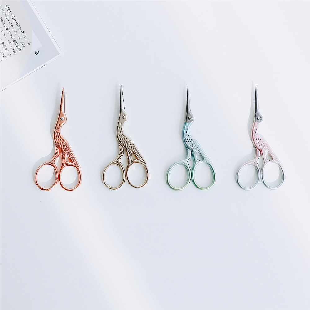 Stork Shape Embroidery Scissors