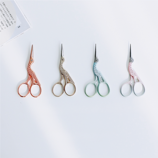 Stork Shape Embroidery Scissors