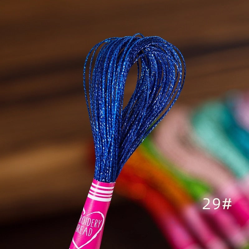 Glossy Metallic Embroidery Thread