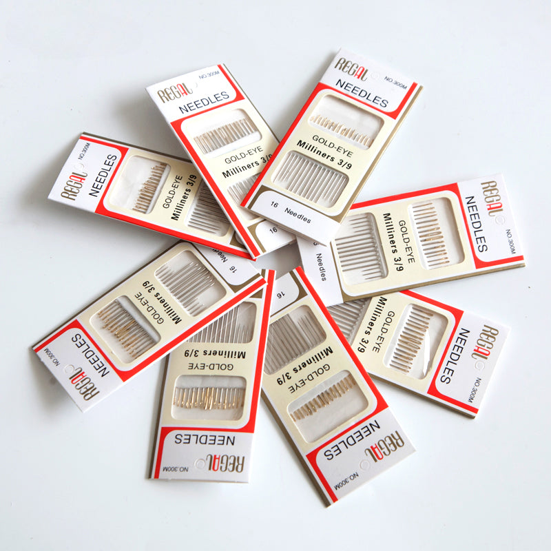 Gold Eye Embroidery Needles (16-Pack)