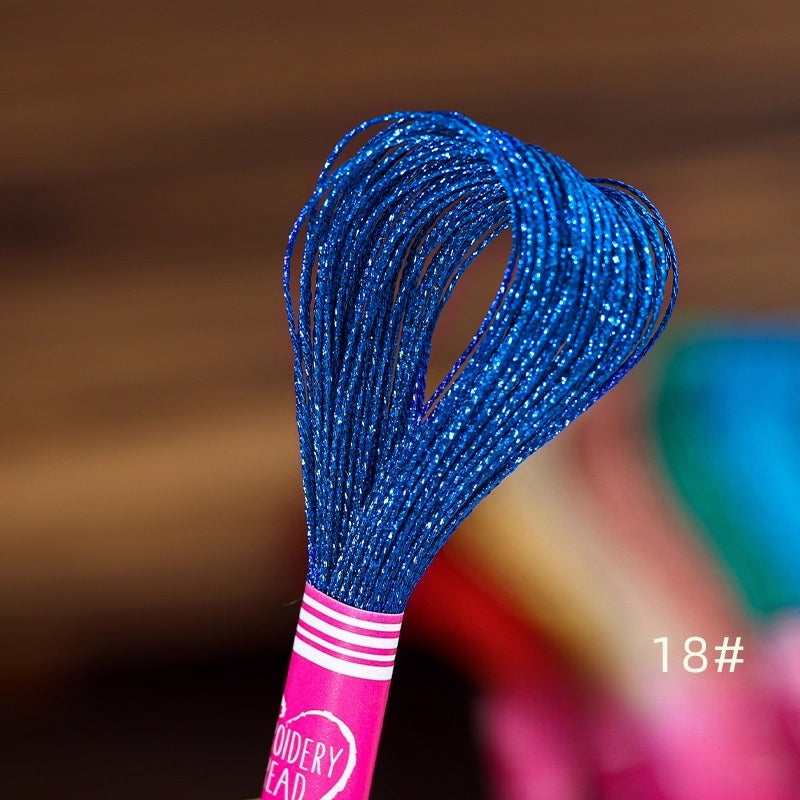 Glossy Metallic Embroidery Thread