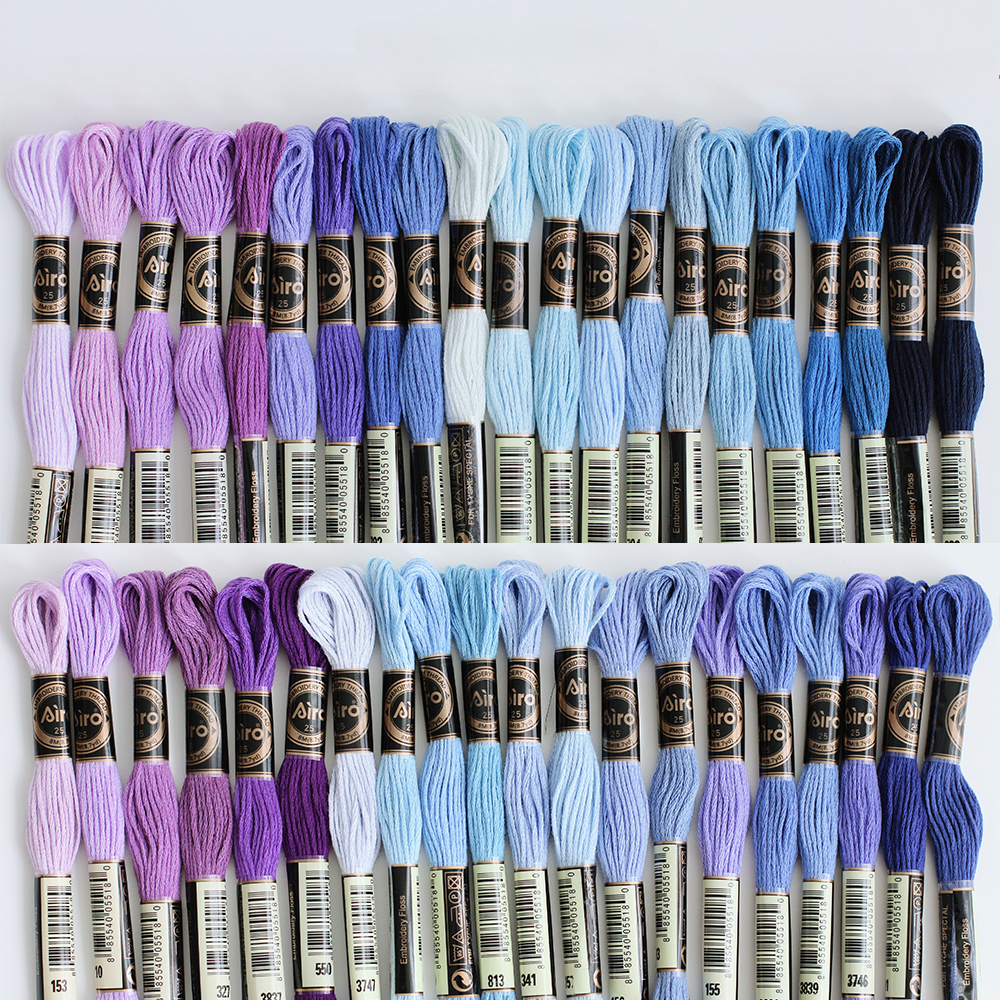 40-Color Embroidery Floss Set
